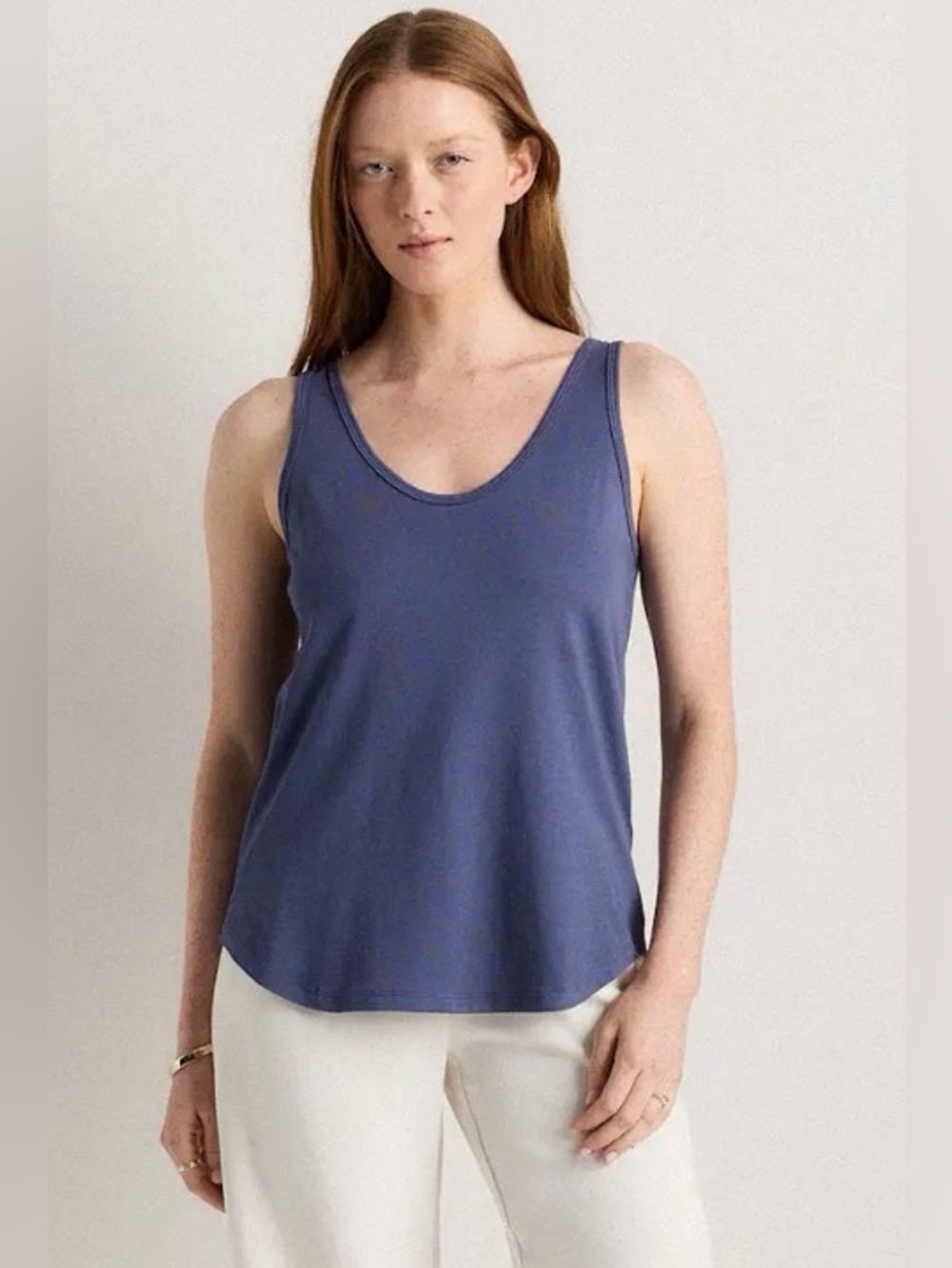 Cotton modal double scoop tank - 3 pack